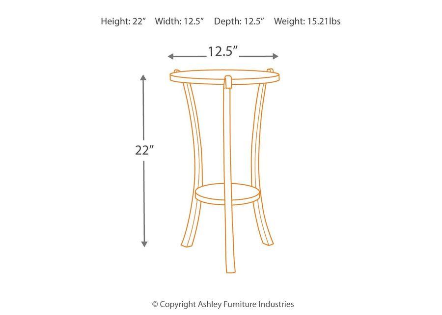 Enderton - White Wash / Pewter - Accent Table