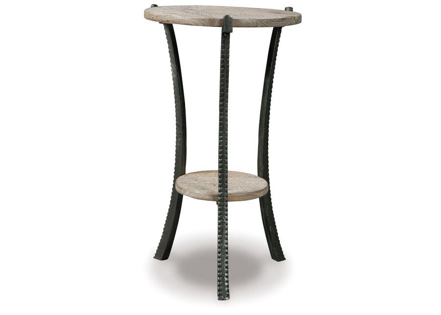 Enderton - White Wash / Pewter - Accent Table