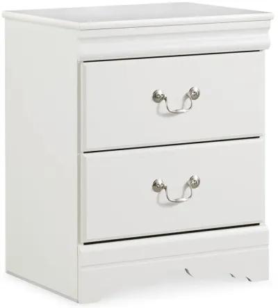 Anarasia - White - Two Drawer Night Stand