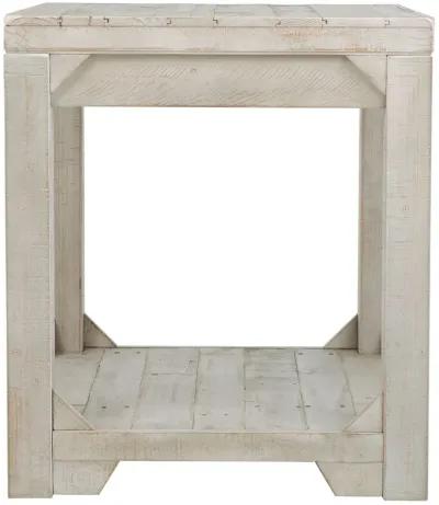 Fregine - Whitewash - Rectangular End Table