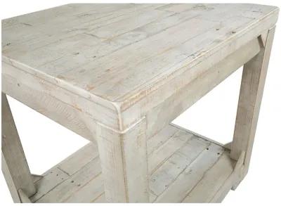 Fregine - Whitewash - Rectangular End Table