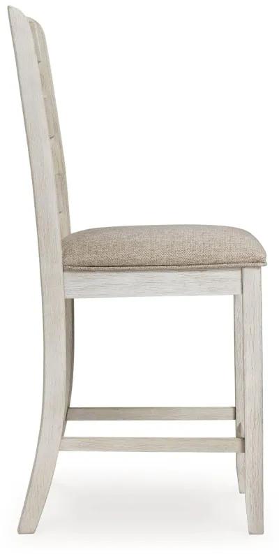 Skempton - White - Upholstered Barstool (Set of 2)