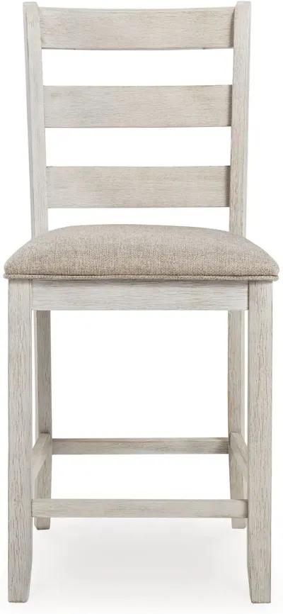 Skempton - White - Upholstered Barstool (Set of 2)