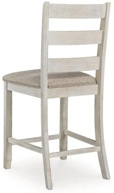 Skempton - White - Upholstered Barstool (Set of 2)