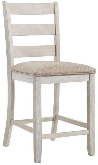 Skempton - White - Upholstered Barstool (Set of 2)