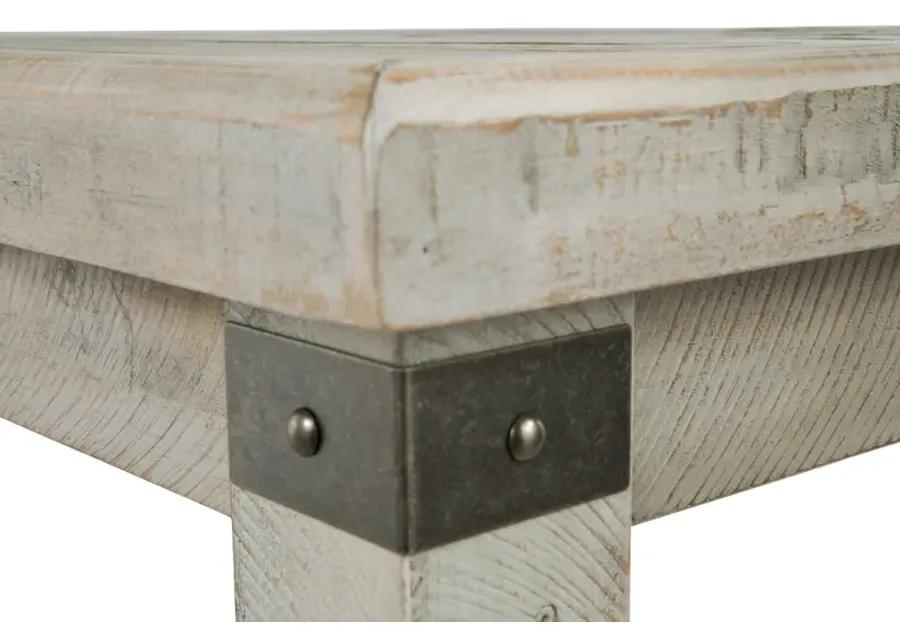 Carynhurst - White Wash Gray - Rectangular End Table