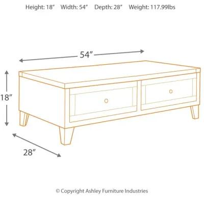 Chazney - Rustic Brown - Lift Top Cocktail Table