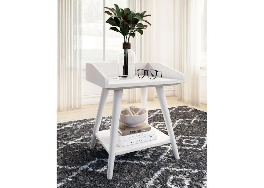 Blariden - White - Accent Table