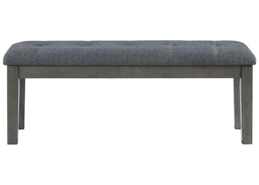 Hallanden - Black / Gray - Large Uph Dining Room Bench