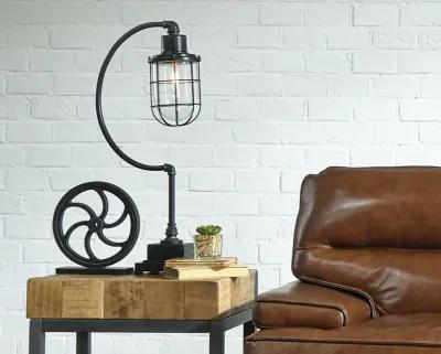 Jae - Antique Black - Metal Desk Lamp