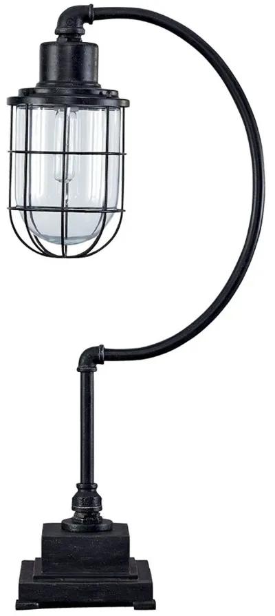 Jae - Antique Black - Metal Desk Lamp