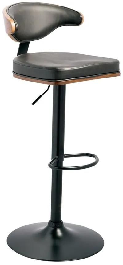 Bellatier - Brown / Black - Tall Uph Swivel Barstool