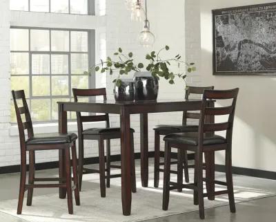 Coviar - Brown - Drm Counter Table Set (Set of 5)