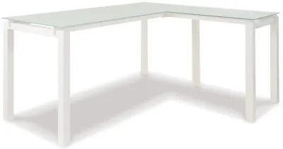 Baraga - White - L-desk