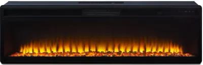 Entertainment - Black - Wide Fireplace Insert