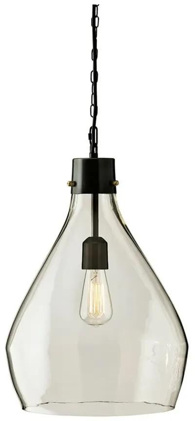 Avalbane - Clear / Gray - Glass Pendant Light