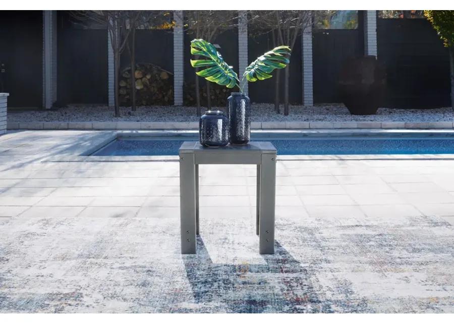 Amora - Charcoal Gray - Square End Table