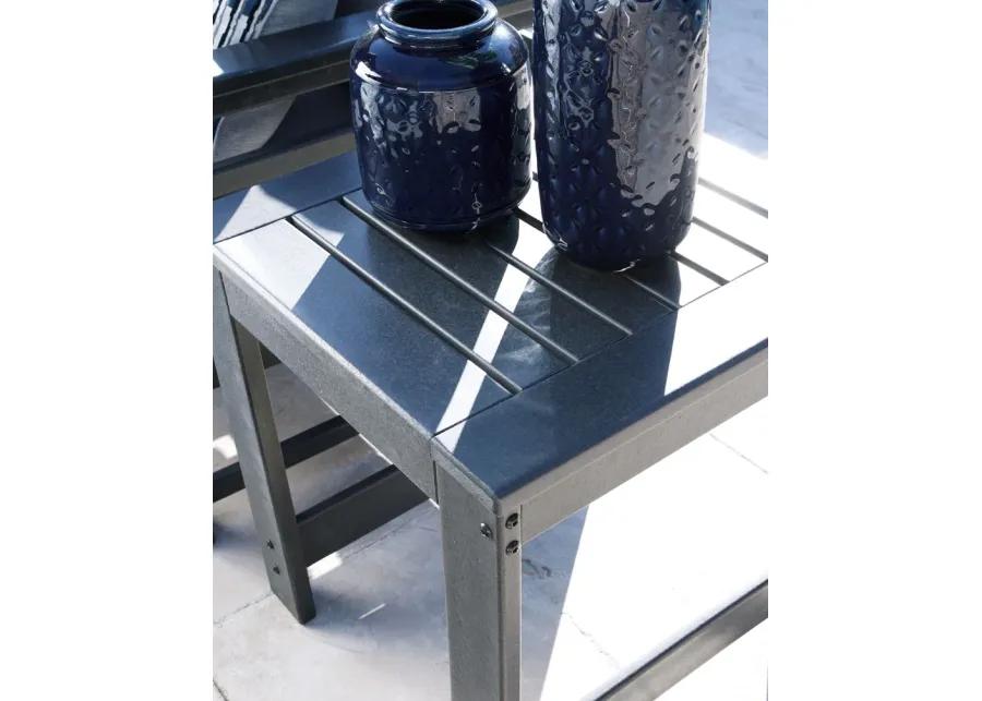 Amora - Charcoal Gray - Square End Table