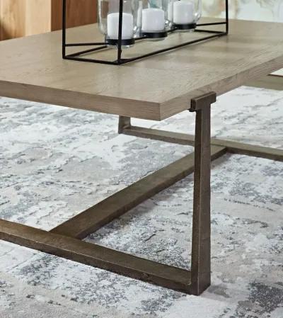 Dalenville - Gray - Rectangular Cocktail Table