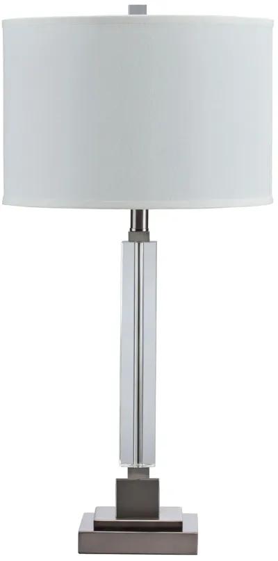 Deccalen - Clear / Silver Finish - Crystal Table Lamp