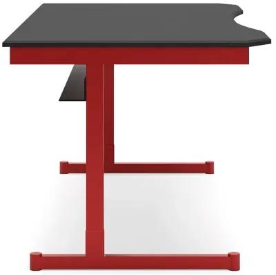 Lynxtyn - Red / Black - Home Office Desk