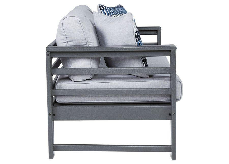 Amora - Charcoal Gray - Loveseat W/Cushion