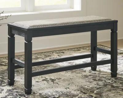 Tyler - Antique Black - Dbl Counter Uph Bench