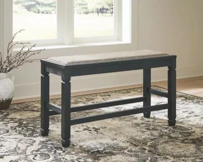 Tyler - Antique Black - Dbl Counter Uph Bench