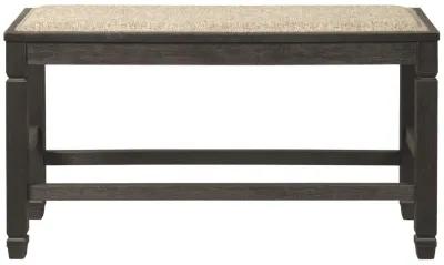 Tyler - Antique Black - Dbl Counter Uph Bench