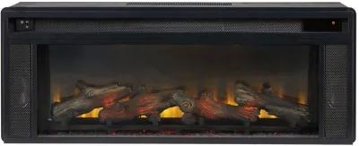 Entertainment - Black - Fireplace Insert - Rectangular