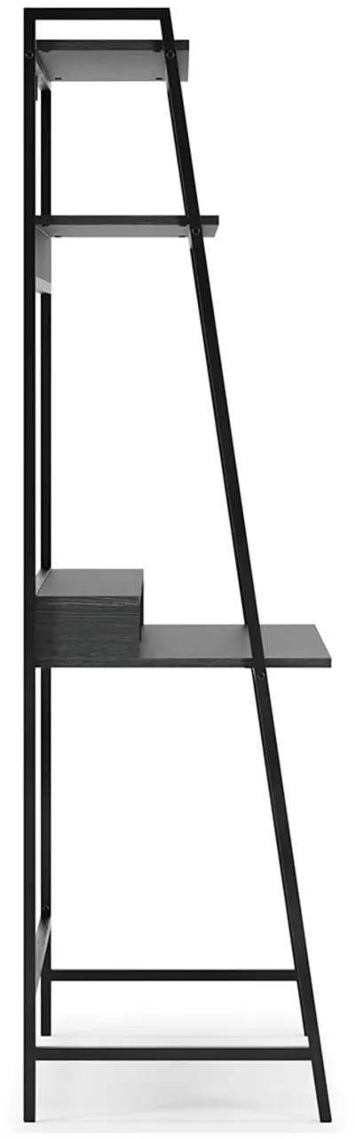 Yarlow - Black - Home Office Desk And Shelf