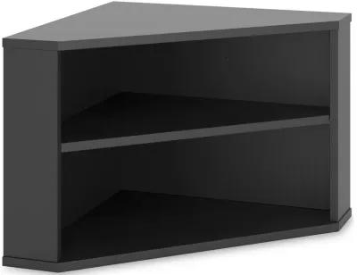 Otaska - Black - Corner Desk, Bookcase