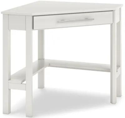 Grannen - White - Corner Desk, Bookcase