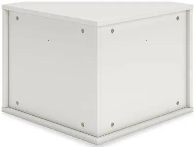 Grannen - White - Corner Desk, Bookcase