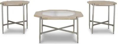 Varlowe - Bisque - Occasional Table Set (Set of 3)