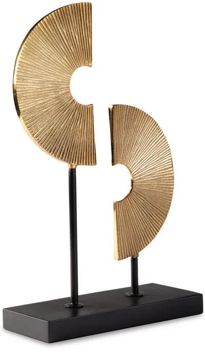 Berrnette - Gold Finish / Black - Sculpture