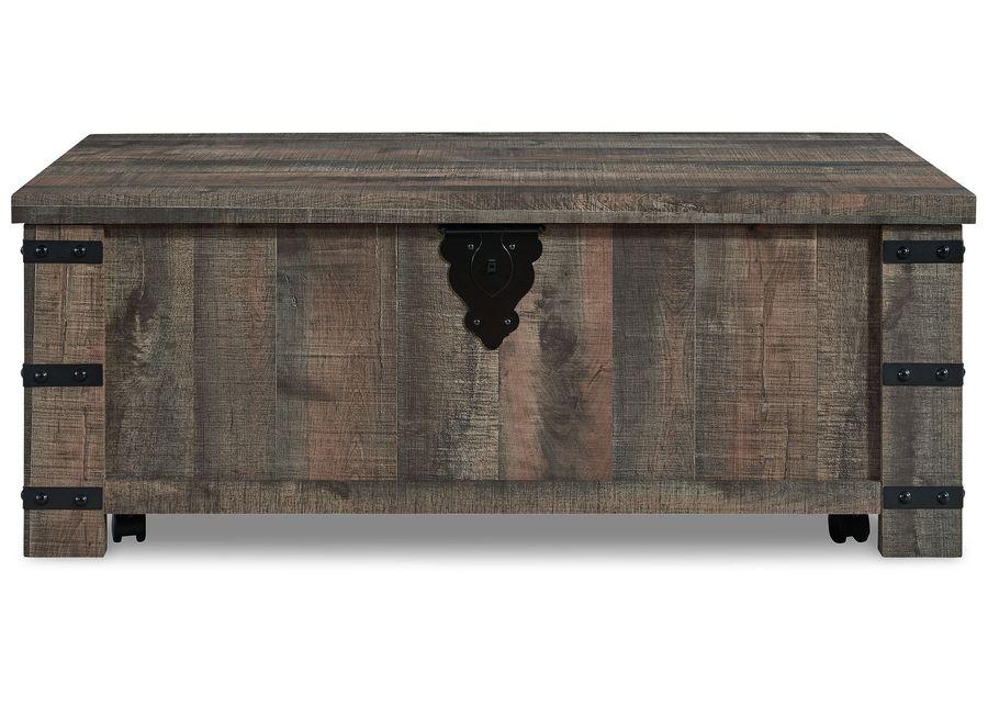 Hollum - Rustic Brown - Lift Top Cocktail Table