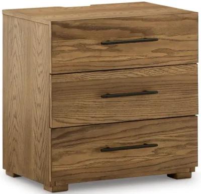 Dakmore - Brown - Three Drawer Night Stand