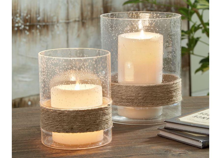 Eudocia - Clear - Candle Holder Set (Set of 2)