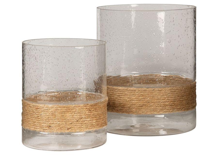 Eudocia - Clear - Candle Holder Set (Set of 2)