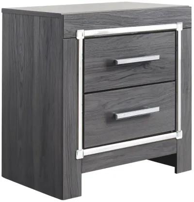 Lodanna - Gray - Two Drawer Night Stand