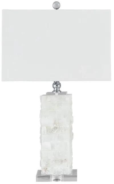 Malise - White - Alabaster Table Lamp