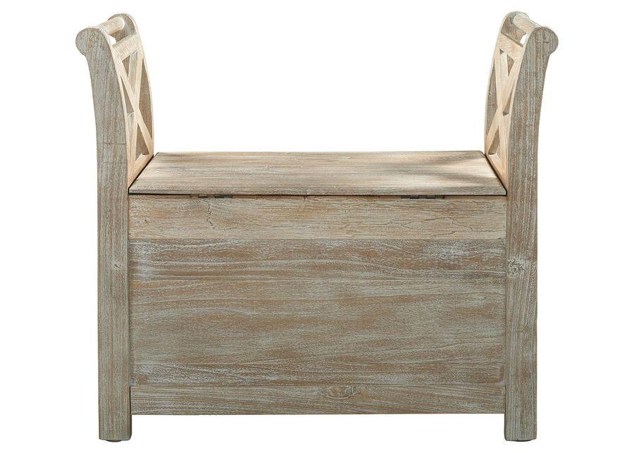 Fossil - Whitewash - Accent Bench