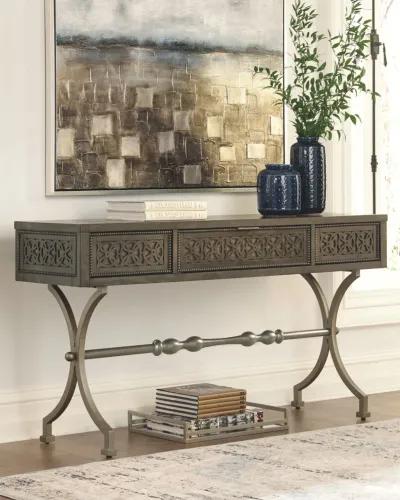 Quinnland - Antique Black - Console Sofa Table