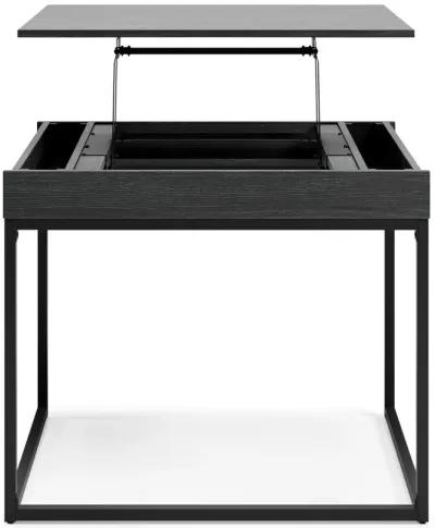 Yarlow - Black - Home Office Lift Top Desk