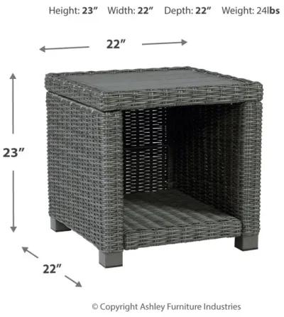 Elite Park - Gray - Square End Table