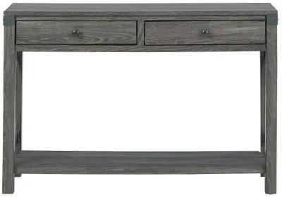 Freedan - Grayish Brown - Console Sofa Table