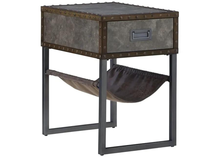 Derrylin - Brown - Chair Side End Table