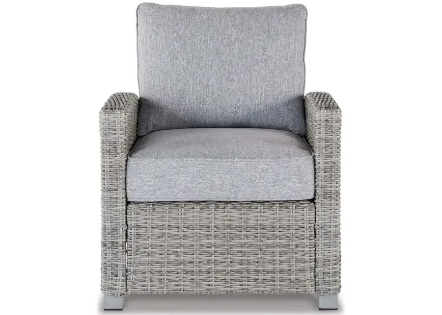 Naples Beach - Light Gray - Lounge Chair W/Cushion