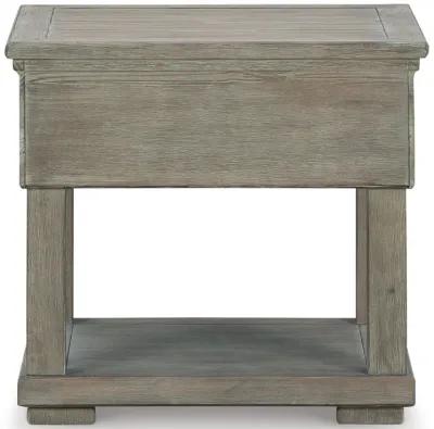 Moreshire - Bisque - Rectangular End Table